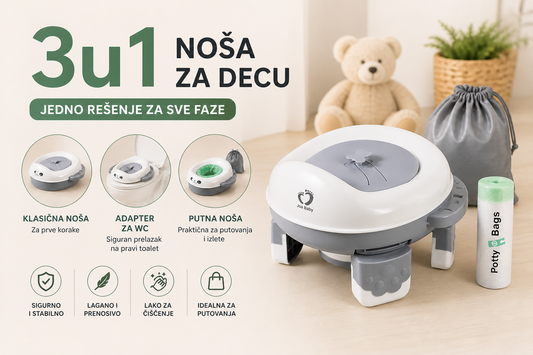 Multifunkcionalna 3u1 noša za decu za odvikavanje od pelena, putovanja i prelazak na WC